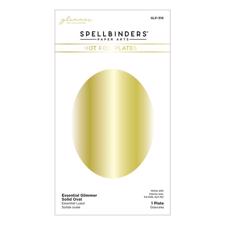 Spellbinders Hot Foil Plate - Essential Glimmer Solid Oval